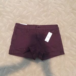 Maroon shorts